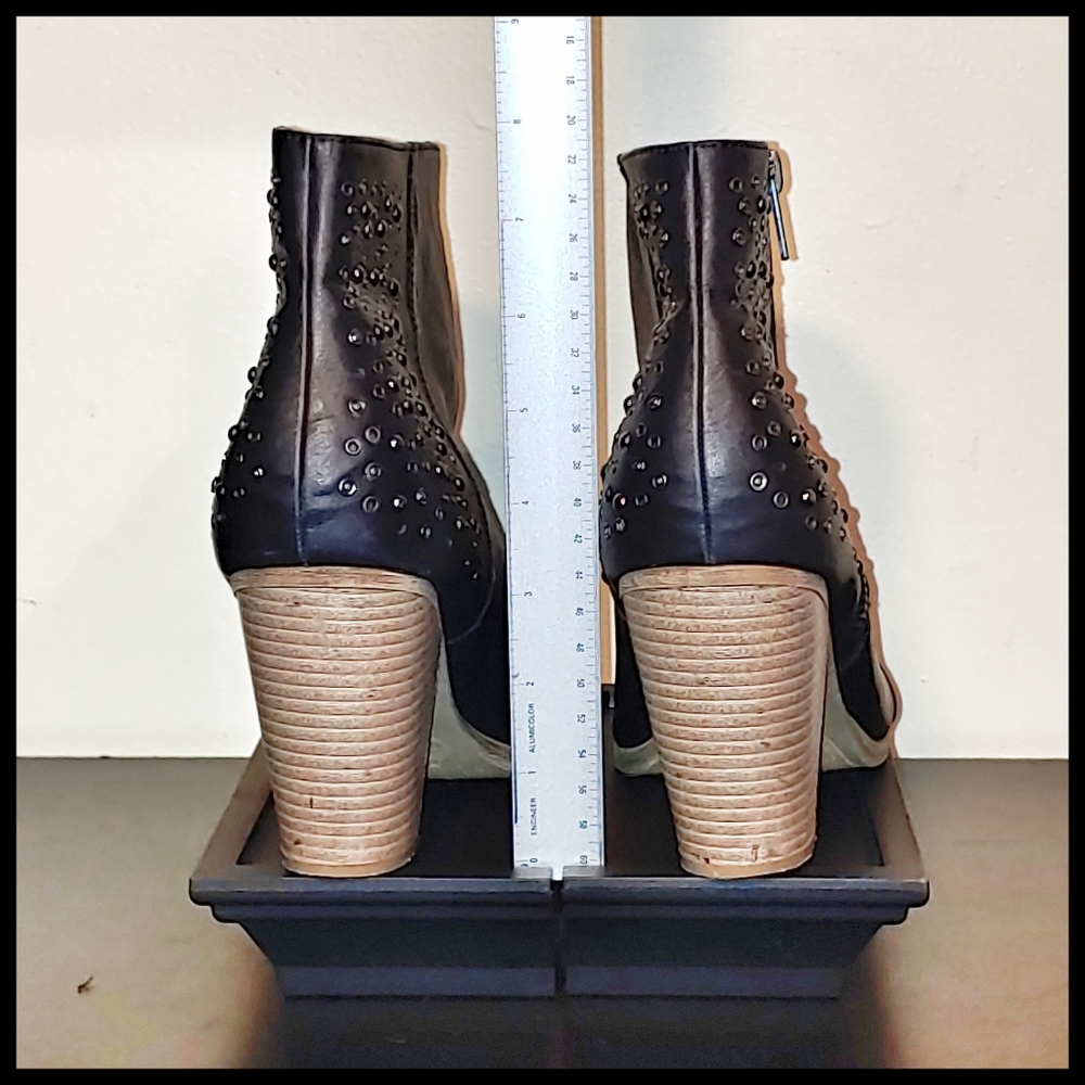 Rampage "Valorie" Studded Ankle Booties 9.5 - Picture 5 of 14